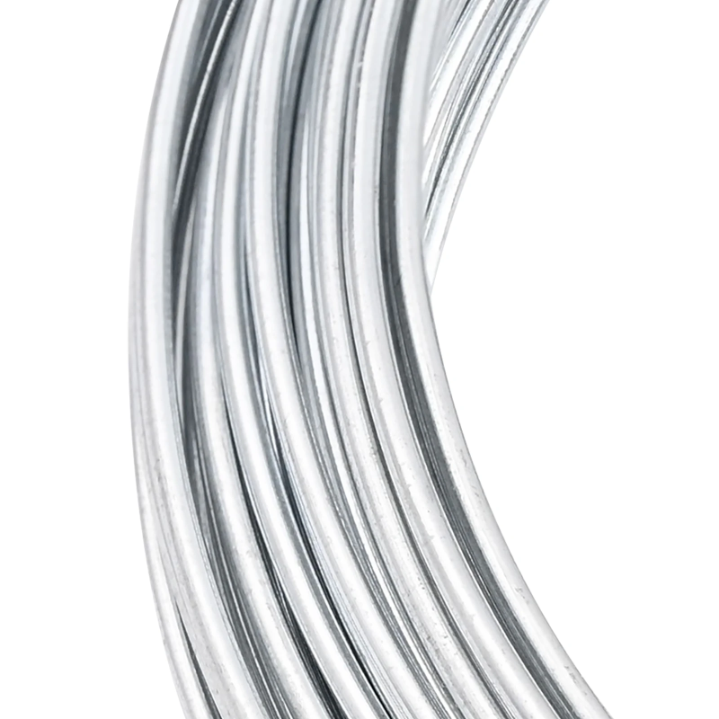 vidaXL Žoga saistīšanas stieple Sudraba 25 m Karsti nogruntēts vads