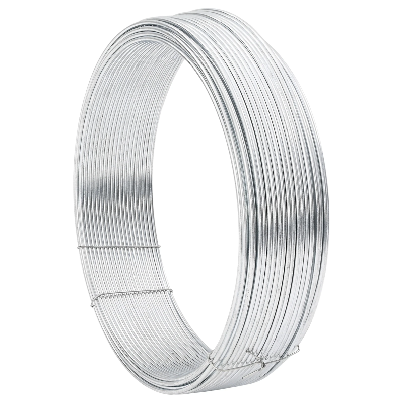 vidaXL Žoga saistīšanas stieple Sudraba 80 m Karsti nogruntēts vads