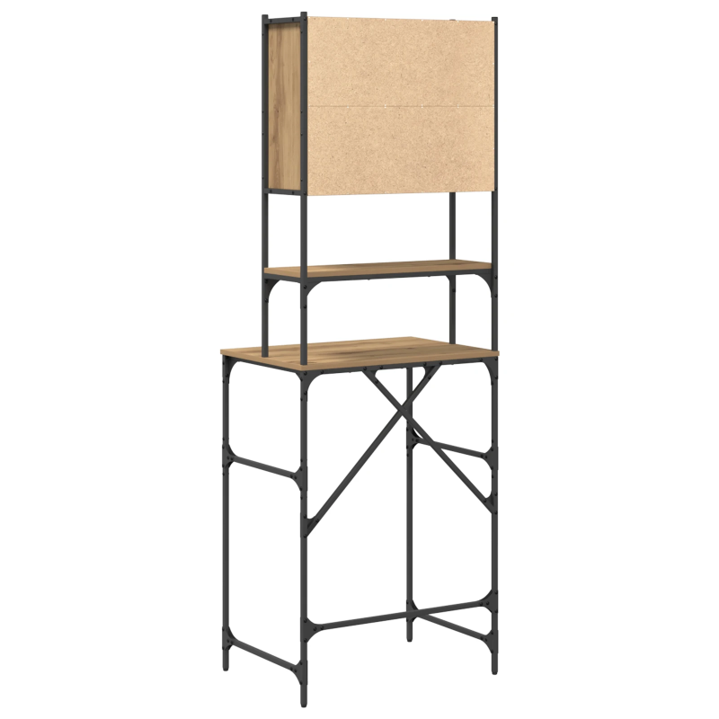 vidaXL Veļas mašīnas skapis Artisānā ozols 68 x 48,5 x 194 cm