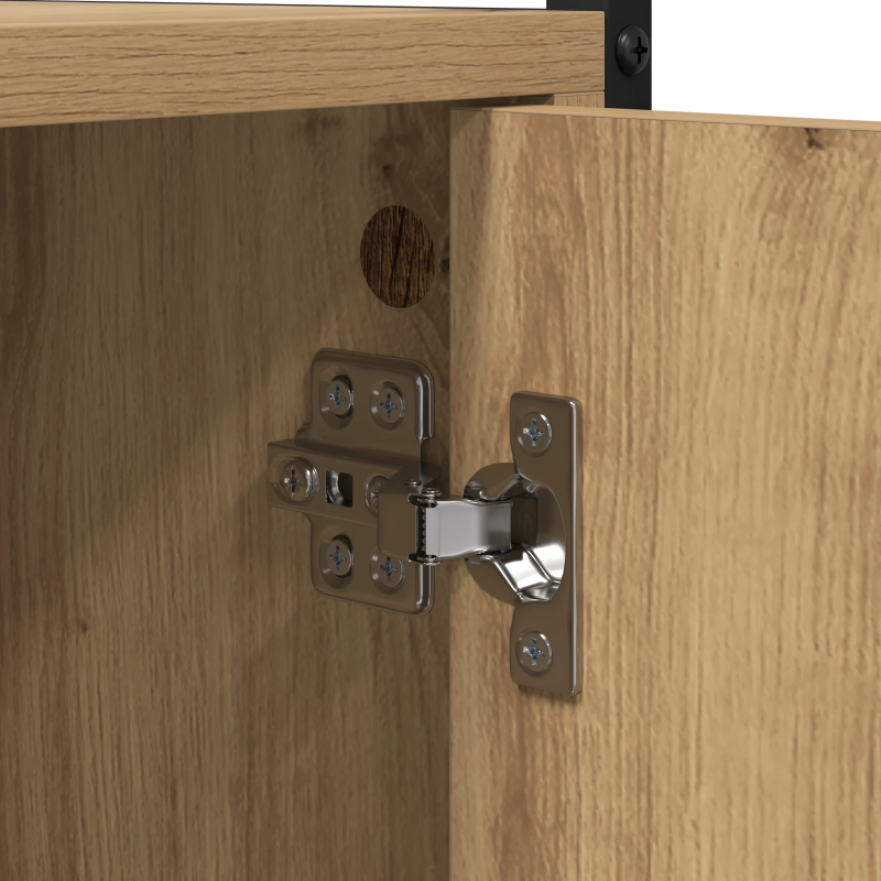 vidaXL Veļas mašīnas skapis Artisānā ozols 68 x 48,5 x 194 cm