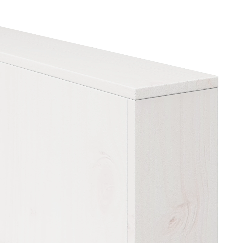 vidaXL Dārza dīvāns Balts 185,5 x 60 x 62 cm Ciets priedes koks