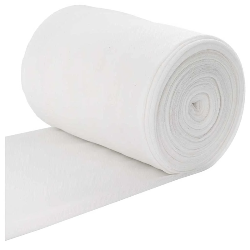 vidaXL Notekas caurule Balts 16 x 2000 cm audums