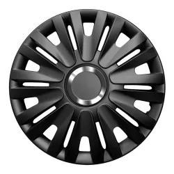 Decorative Wheels Autoserio Delta R15, Black, 4 pcs