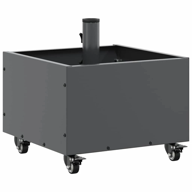 vidaXL Saulessarga pamatne Antracīts 45 x 45 x 45 cm Tērauds