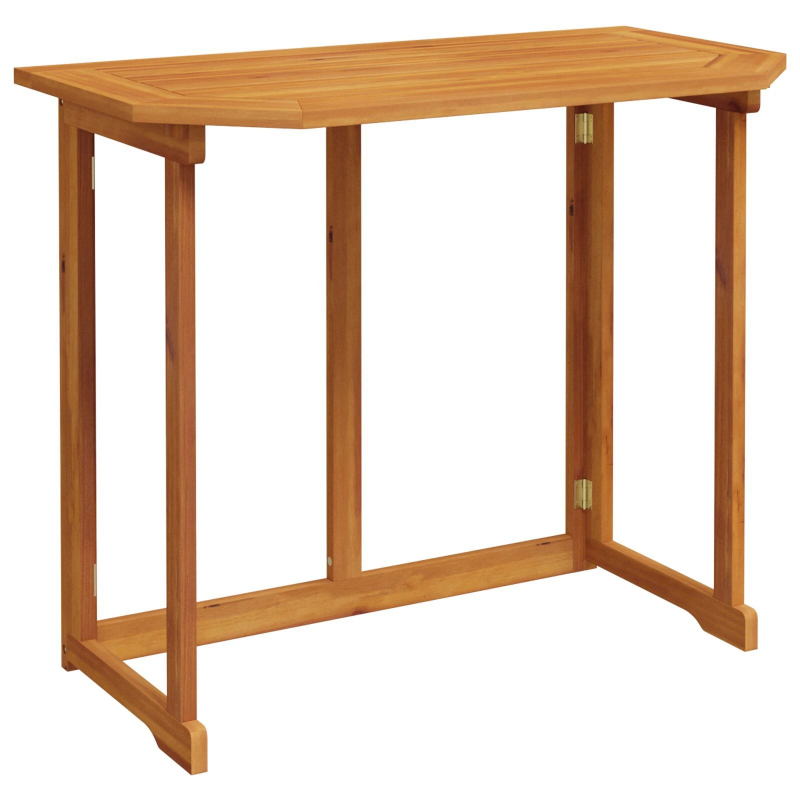 vidaXL Dārza bistro komplekts 3 pcs Brūna Cietā akācijas koks