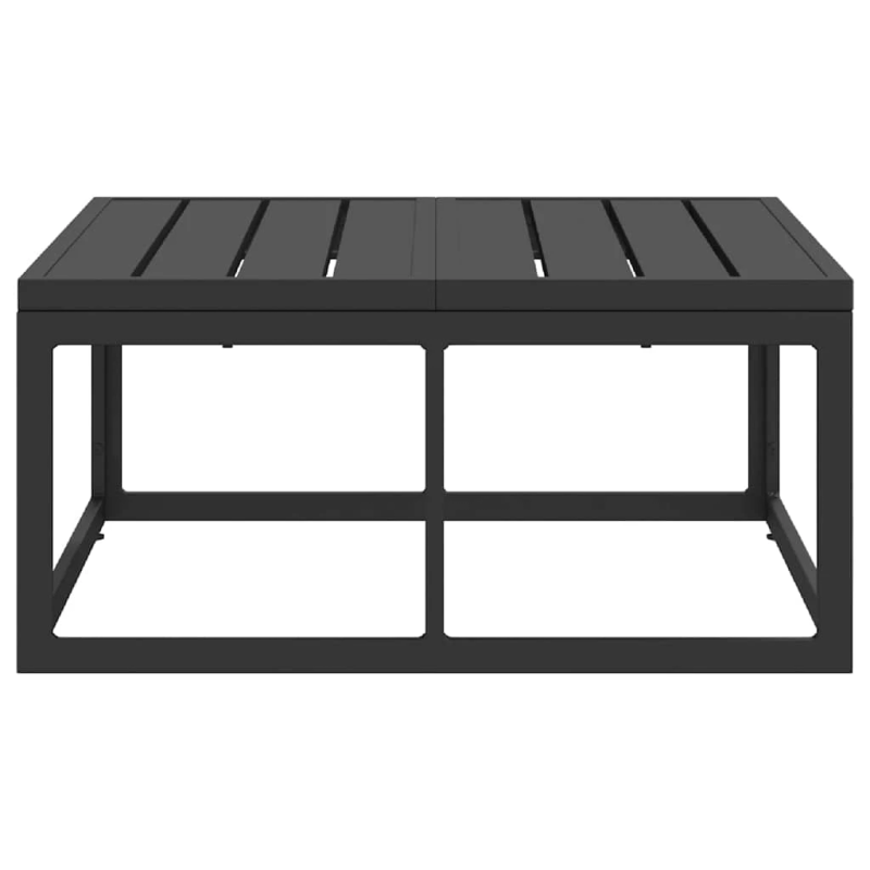 vidaXL Āra mēbeles Melna 70 x 70 x32 cm Metāla