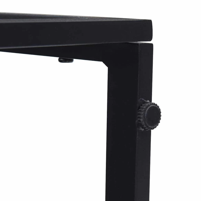 vidaXL Āra mēbeles Melna 70 x 70 x32 cm Metāla