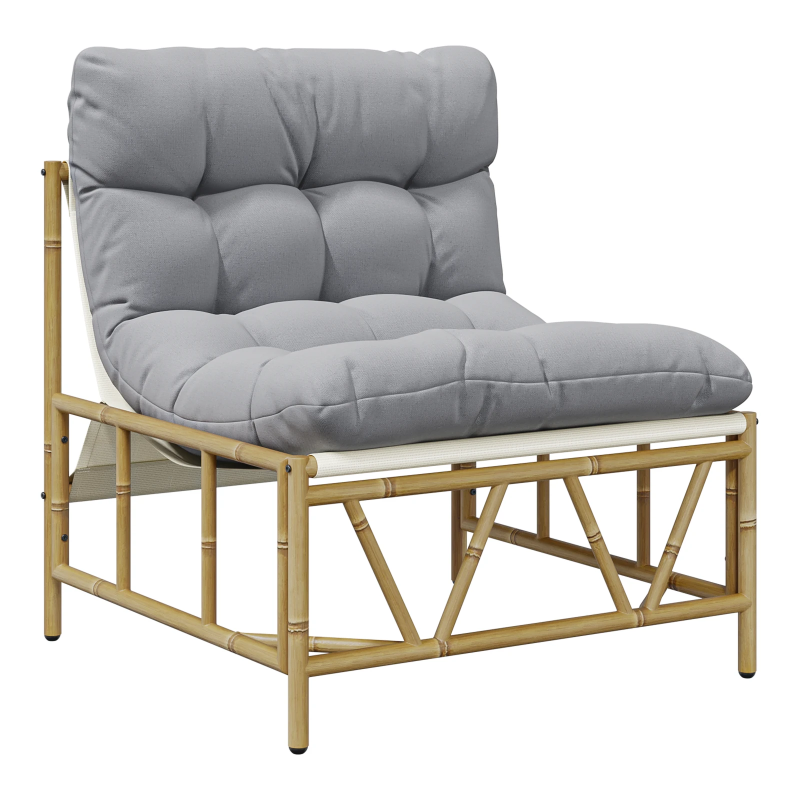 vidaXL Dārza krēsls 2 pcs Gaiši pelēka 75 x 75 x 71 cm Tērauds