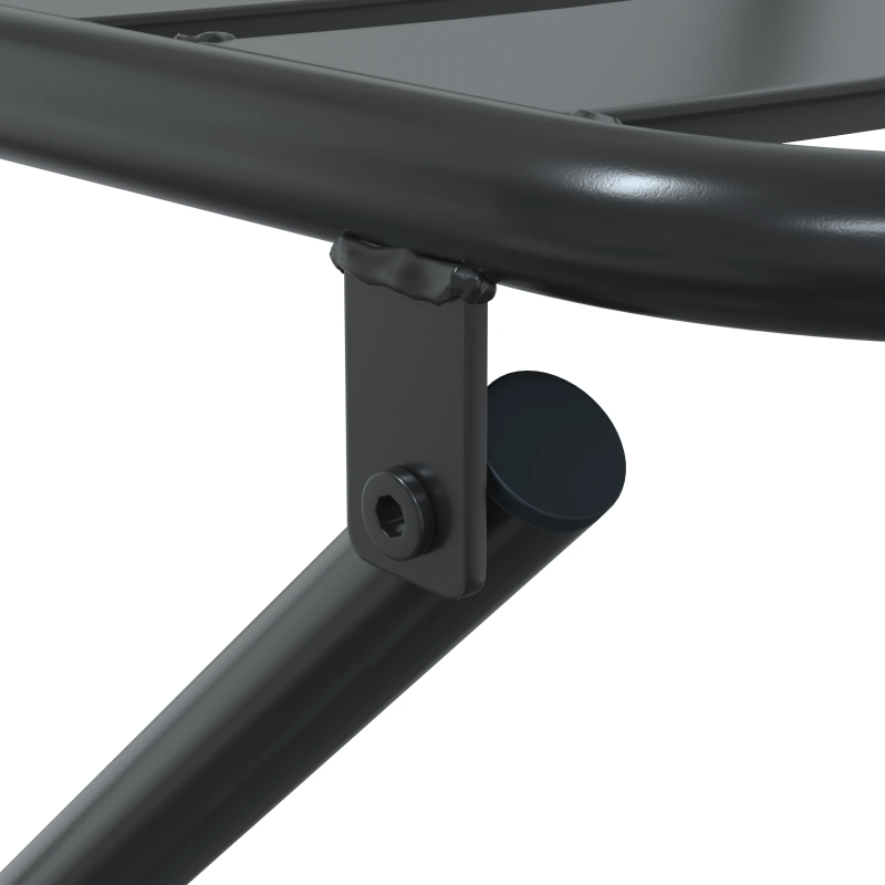 vidaXL Dārza bistro komplekts 3 pcs Antracīts Tērauds