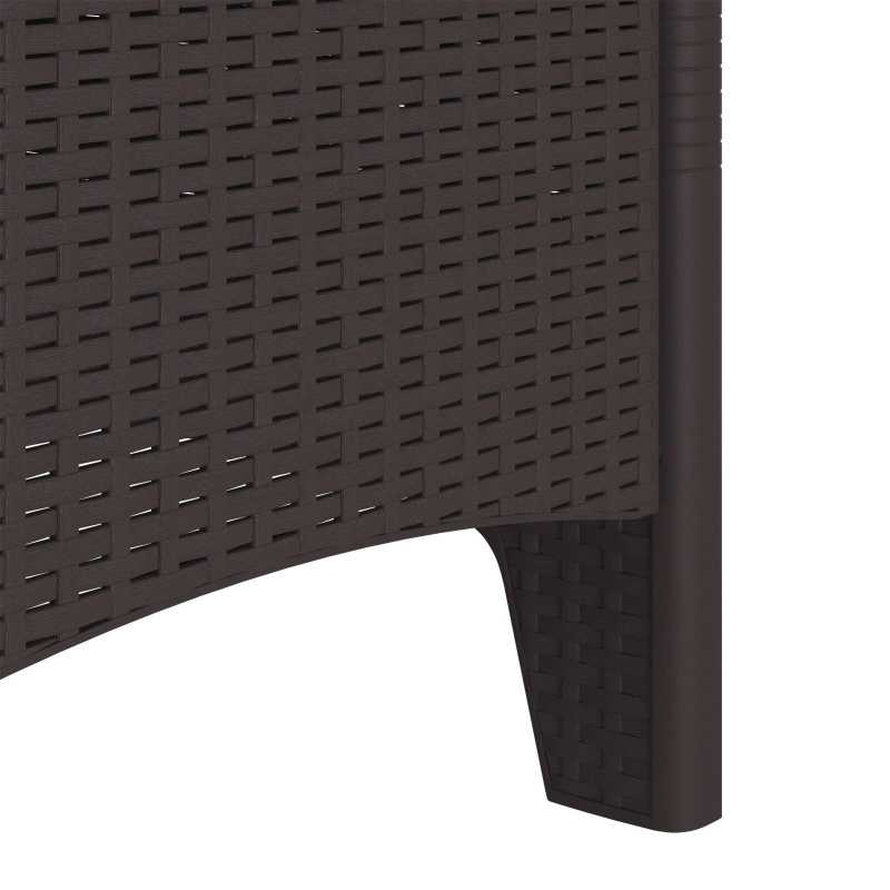 vidaXL Dārza krēsls 2 pcs Brūna 53 x 49 x 85 cm Polipropilēns