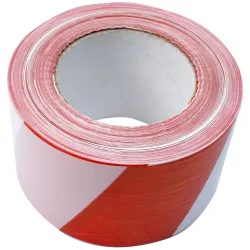 Norobežojuma lenta 75mm 250m sarkans-balts Beast