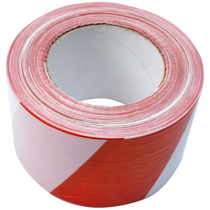 Norobežojuma lenta 75mm 250m sarkans-balts Beast