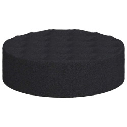 vidaXL Mēbeļu kāju paliktnes 2 pcs Melna DIA 14 x 4 mm EVA