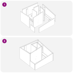vidaXL Dārza stādītājs Brūna 60 x 60 x 50 cm Laika tērauds