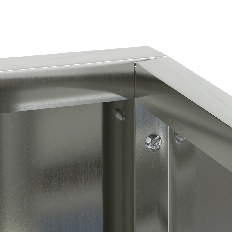 vidaXL Dārza stādītājs Sudraba 100 x 100 x 50 cm Cinkots tērauds