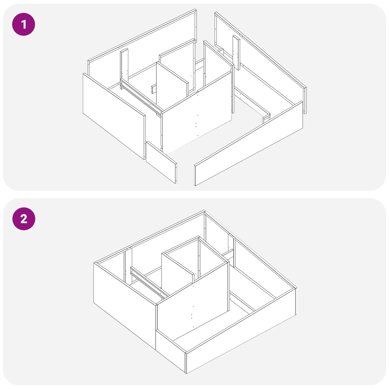 vidaXL Dārza stādītājs Sudraba 100 x 100 x 50 cm Cinkots tērauds