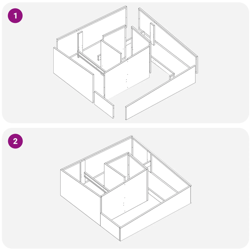 vidaXL Dārza stādītājs Sudraba 100 x 100 x 50 cm Cinkots tērauds