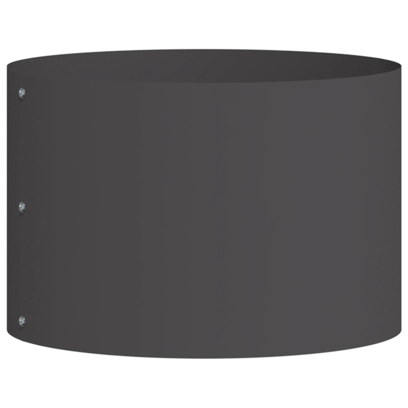 vidaXL Stādītāja gredzens Melna 30 x 30 x 20 cm Auksti velmēta tērauds