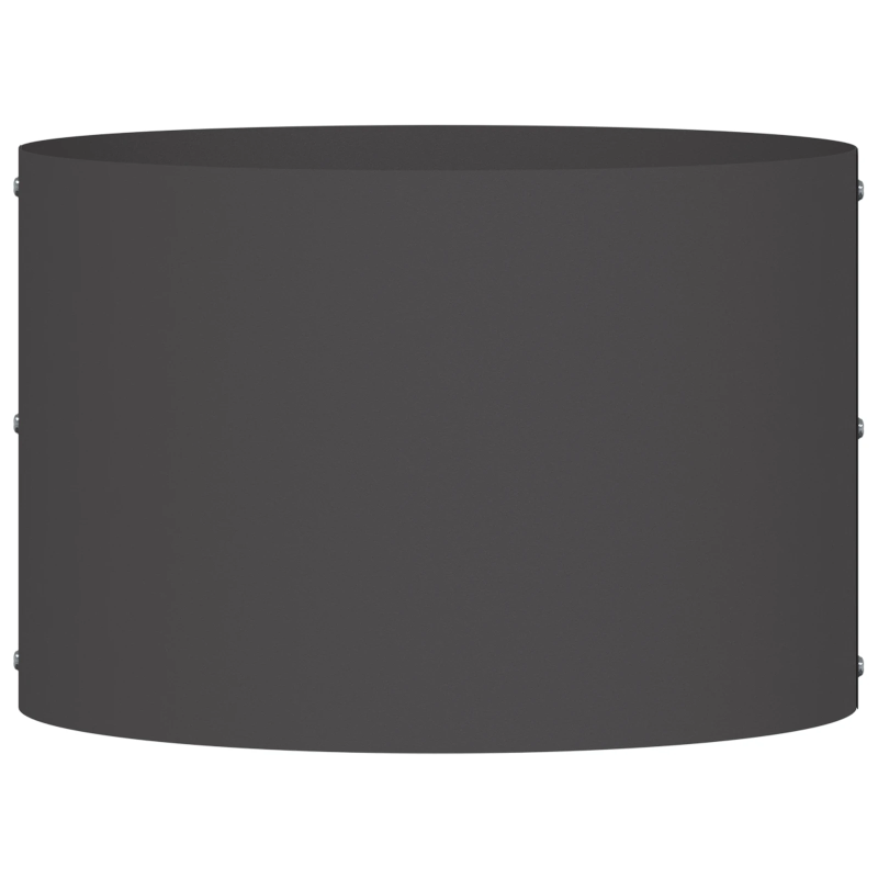 vidaXL Stādītāja gredzens 5 pcs Melna 30 x 30 x 20 cm