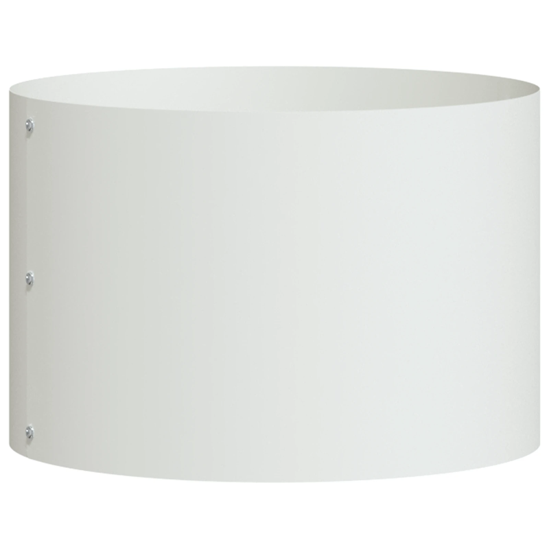 vidaXL Stādītāja gredzens 5 pcs Balts 30 x 30 x 20 cm