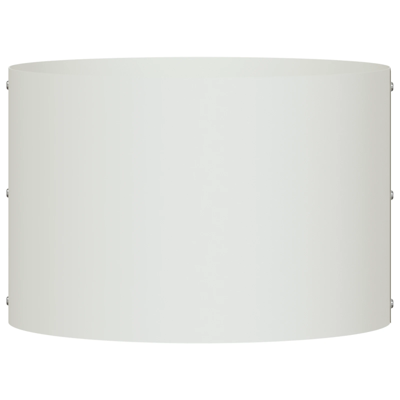 vidaXL Stādītāja gredzens 5 pcs Balts 30 x 30 x 20 cm