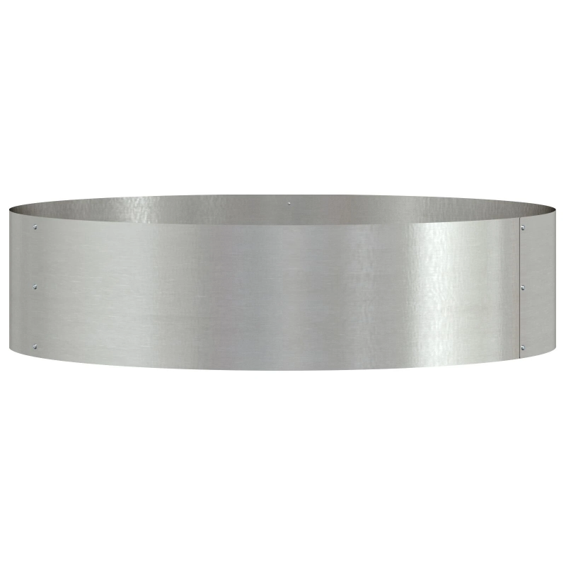 vidaXL Stādītāja gredzens 5 pcs Sudraba 80 x 80 x 20 cm