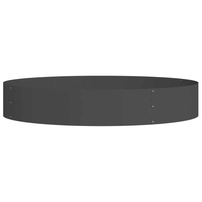 vidaXL Stādītāja gredzens Melna 120 x 120 x 20 cm