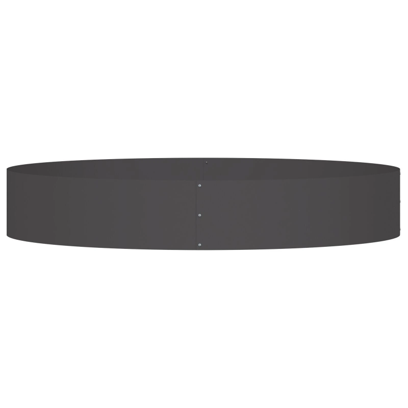 vidaXL Stādītāja gredzens Melna 120 x 120 x 20 cm