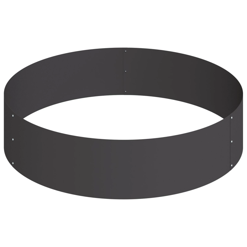 vidaXL Dārza stādītājs Melna 90 x 90 x 20 cm Auksti velmēta tērauds