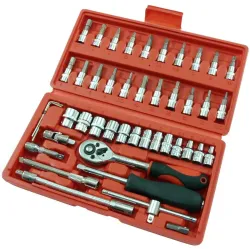 Võtmete komplekt kohvris 1-4 4-14mm 46tk