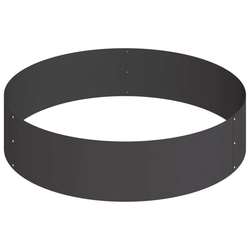 vidaXL Dārza stādītājs Melna 90 x 90 x 20 cm Auksti velmēta tērauds