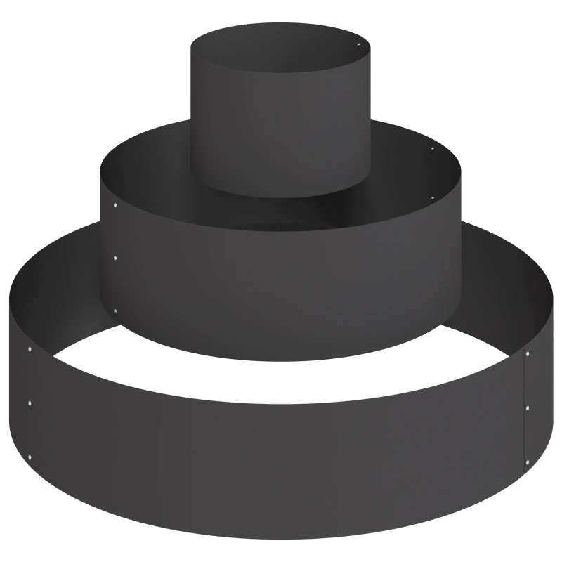 vidaXL Dārza stādītājs Melna 90 x 90 x 20 cm Auksti velmēta tērauds