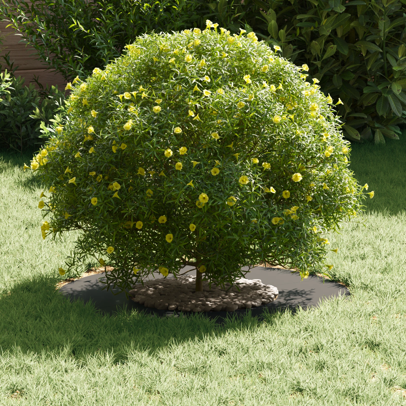 vidaXL piemērots plakana koka gredzenam Melna DIA30 - 60 cm Tērauds