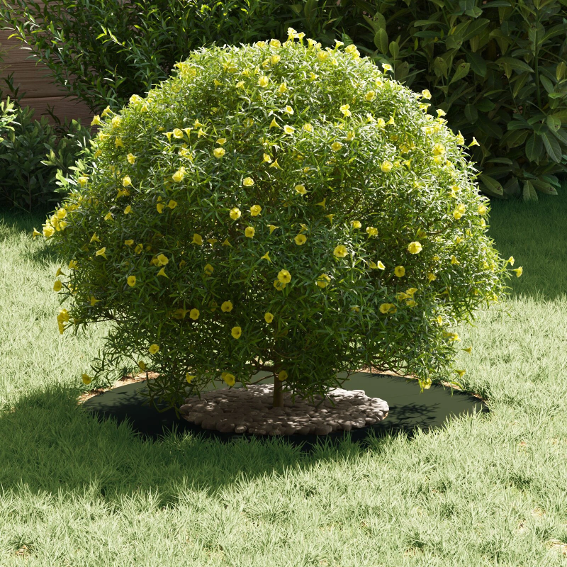 vidaXL piemērots plakana koka gredzenam Olīvu zaļa DIA30 - 60 cm Tērauds