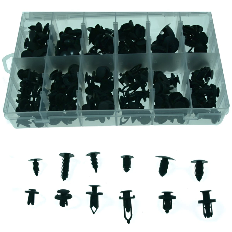 Auto apšuvumu stiprinājumu komplekts 6.3-10mm 192gb