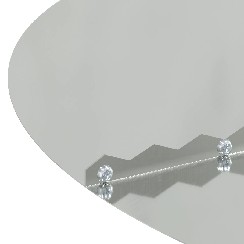 vidaXL piemērots plakaniem koka gredzeniem 5 pcs Sudraba DIA30 - 60 cm