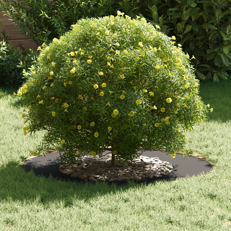 vidaXL piemērots plakana koka gredzenam Melna DIA40 - 70 cm Tērauds