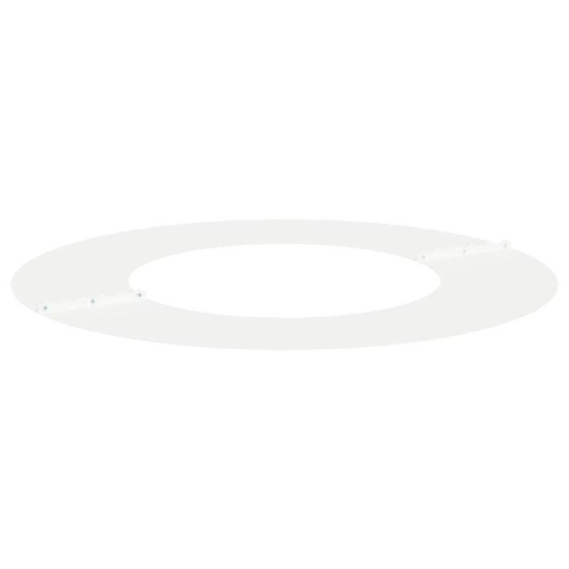 vidaXL piemērots plakaniem koka gredzeniem 5 pcs Balts DIA40 - 70 cm