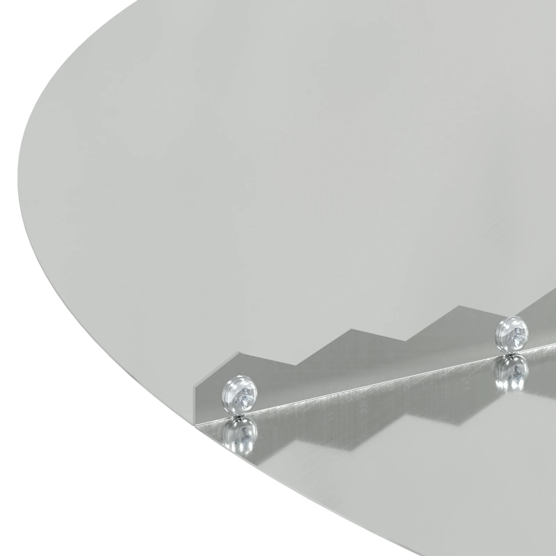 vidaXL piemērots plakana koka gredzenam Sudraba DIA40 - 70 cm