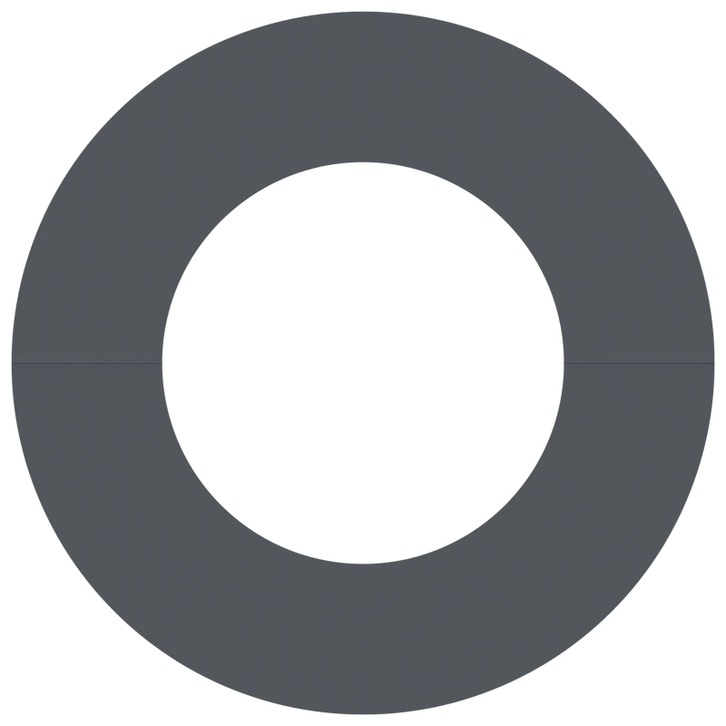 vidaXL piemērots plakana koka gredzenam Antracīts DIA50 - 80 cm Tērauds