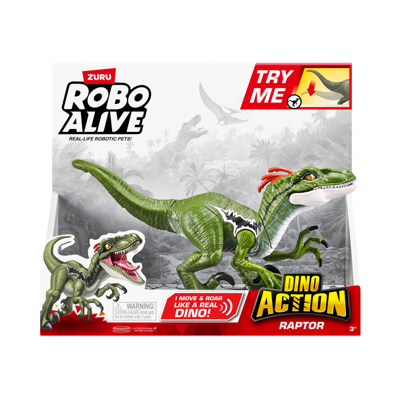 ROBOALIVE Interaktīvā rotaļlieta Dino Action Raptor