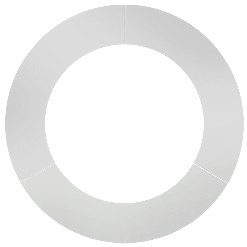 vidaXL piemērots plakana koka gredzenam Sudraba DIA60 - 90 cm