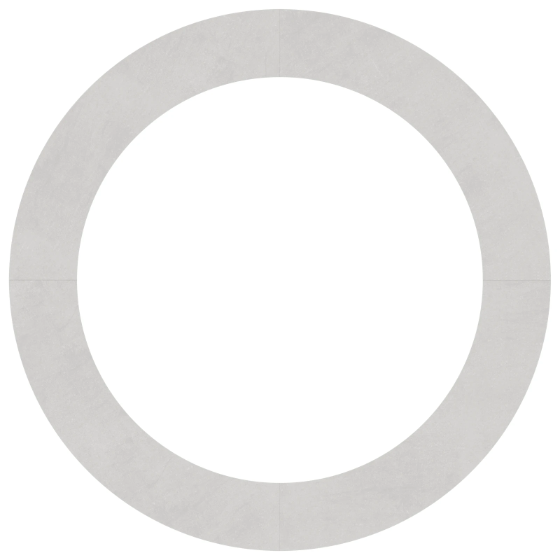 vidaXL piemērots plakana koka gredzenam Sudraba DIA90 - 120 cm