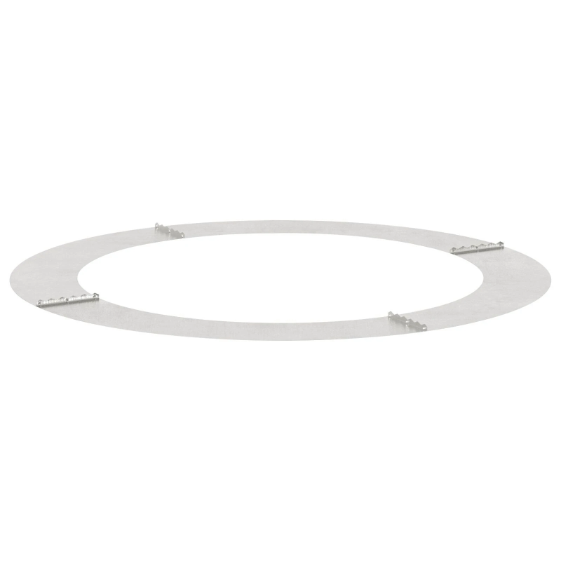 vidaXL piemērots plakaniem koka gredzeniem 5 pcs Sudraba DIA90 - 120 cm