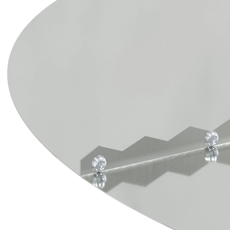 vidaXL piemērots plakana koka gredzenam Sudraba DIA90 - 120 cm