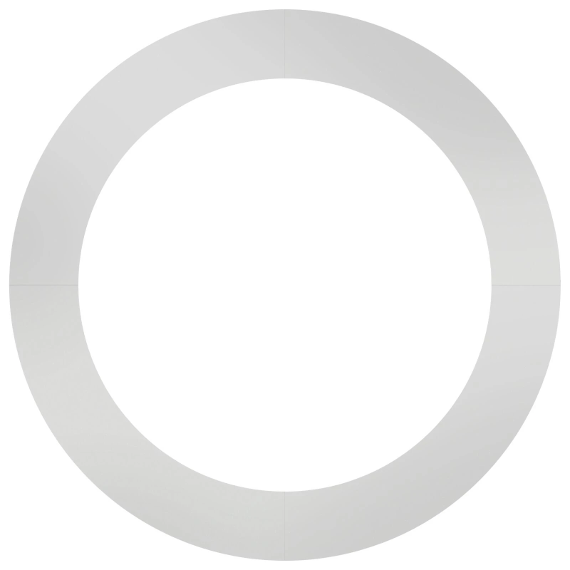 vidaXL piemērots plakaniem koka gredzeniem 5 pcs Sudraba DIA90 - 120 cm