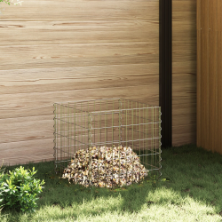 vidaXL Kvadrātveida kompostētājs 50 x 50 x 50 cm Dzelzs