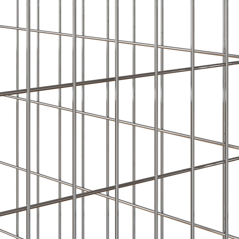 vidaXL Kvadrātveida kompostētājs 50 x 50 x 50 cm Dzelzs