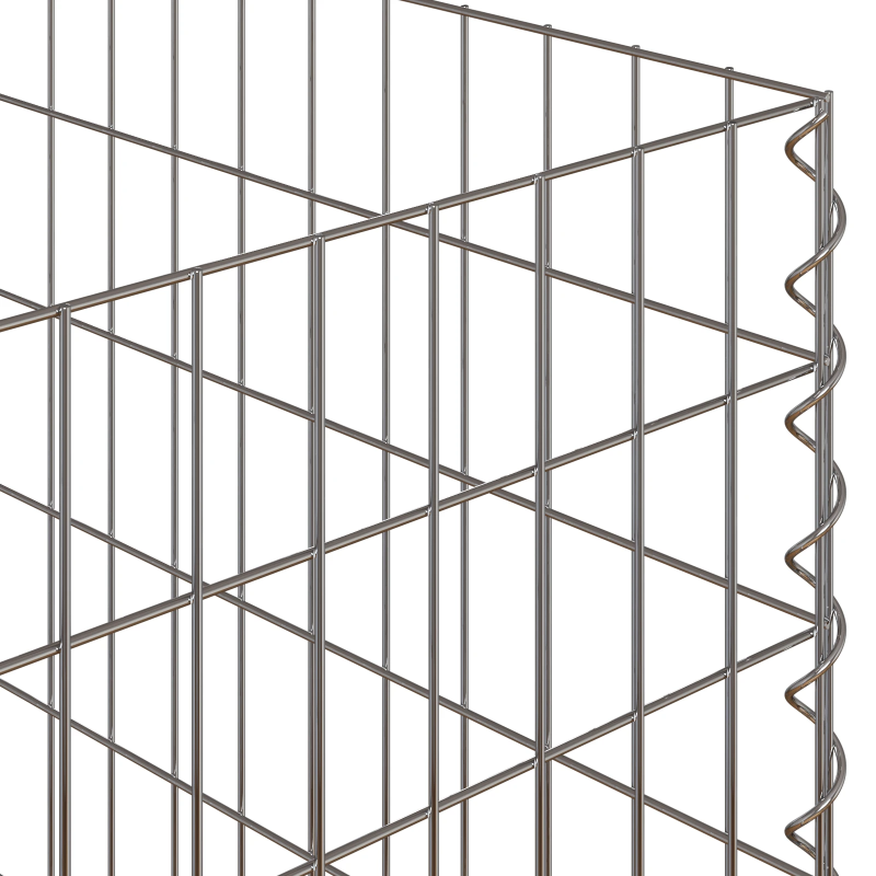 vidaXL Kvadrātveida kompostētājs 100 x 100 x 100 cm Dzelzs