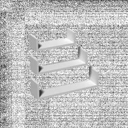 Riiulikomplekt FUS valge Ux3